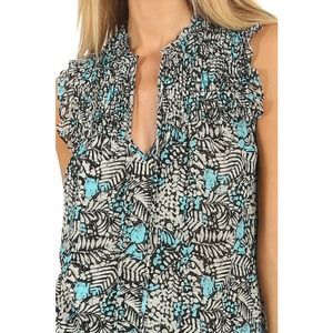 Misa  Agot Print Sleeveless Top